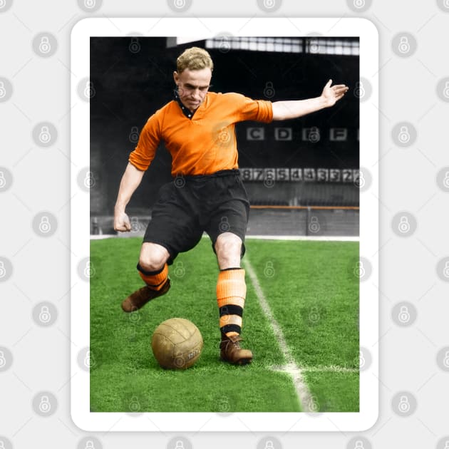 Wolverhampton Legend Billy Wright Sticker by AndythephotoDr